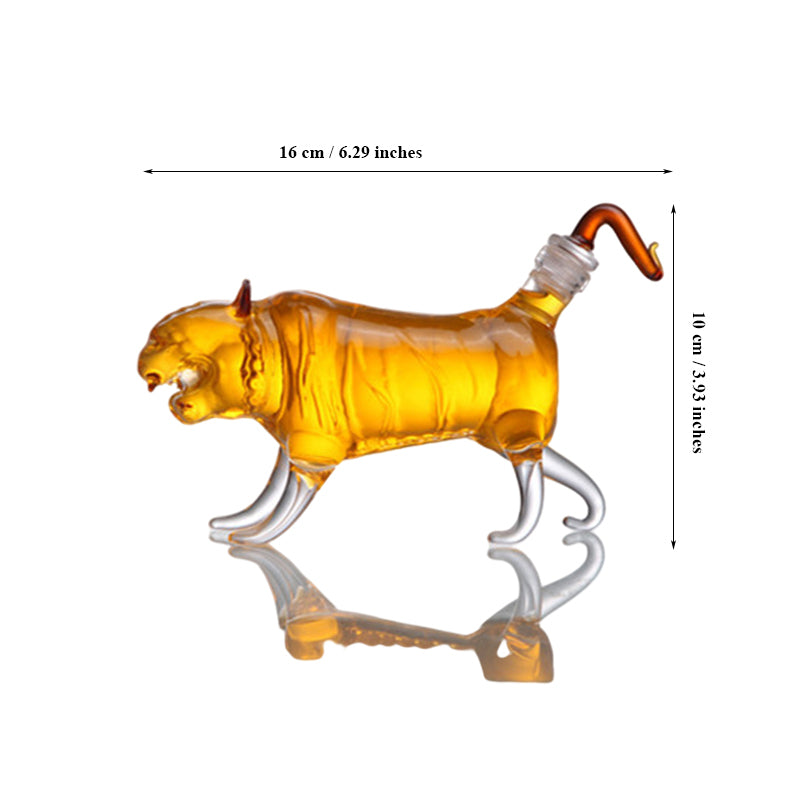 Tiger Shaped Liquor Decanter