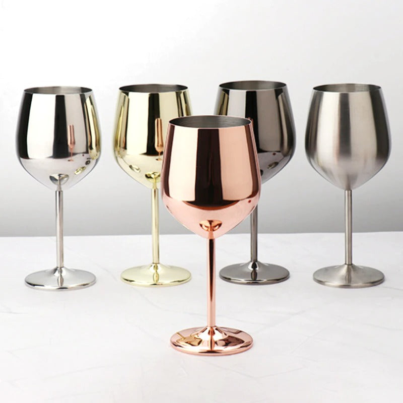 Stainless Steel Shatterproof Wine Glasses