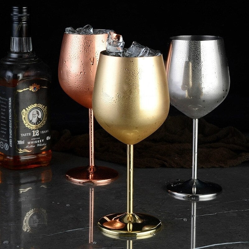 Stainless Steel Wine Glass