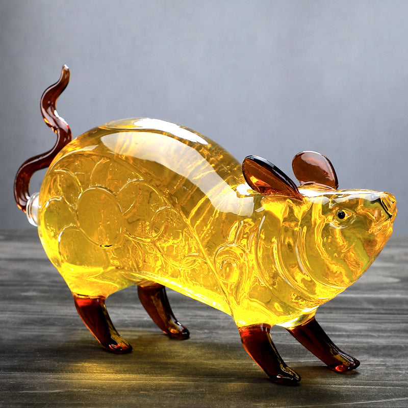 Unique Mouse Shaped Decanter