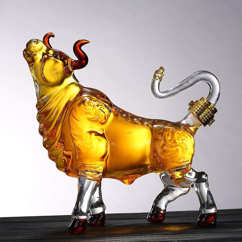 Bull Shaped Liquor Decanter