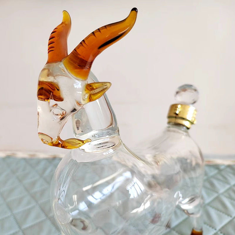 Goat Shaped Whiskey Decanter