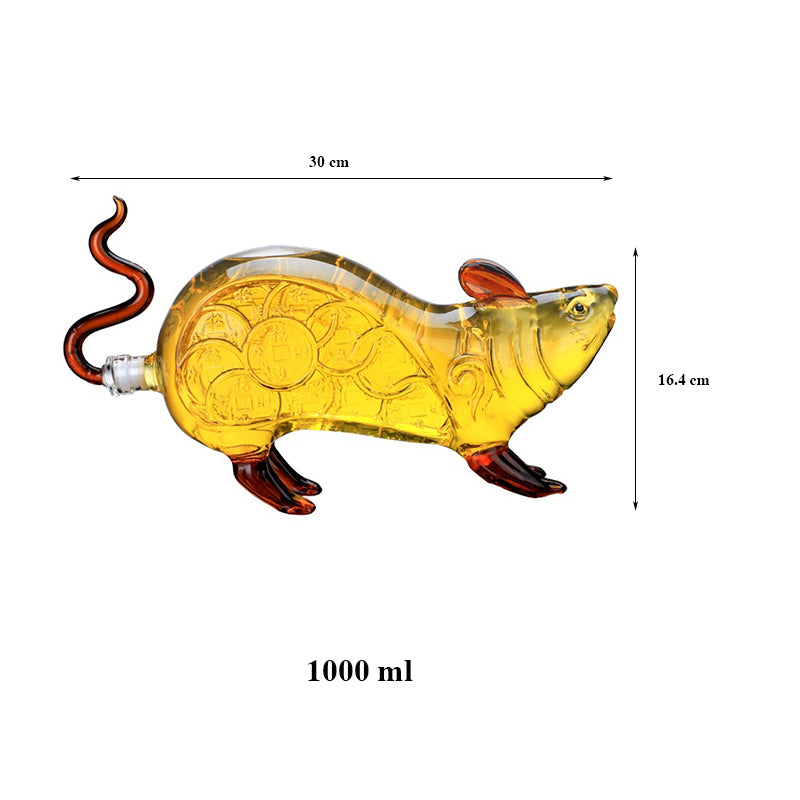 Unique Mouse Shaped Decanter