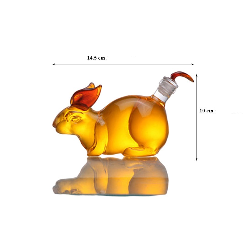 Rabbit Shaped Liquor Decanter