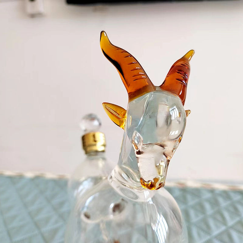 Goat Shaped Whiskey Decanter
