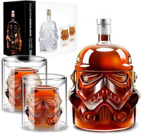 1 Decanter + 2 Glasses