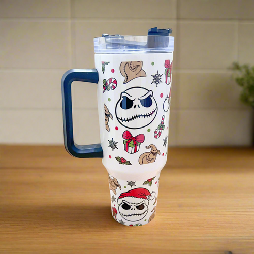 Skellington Christmas Nightmare 40 oz Travel Tumbler