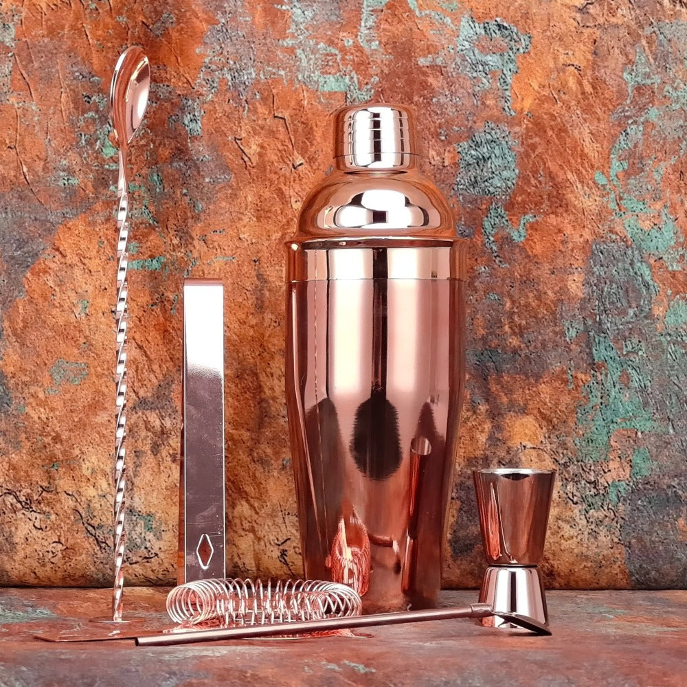6-Piece Boston Mixology And Craft Cocktail Shaker Set