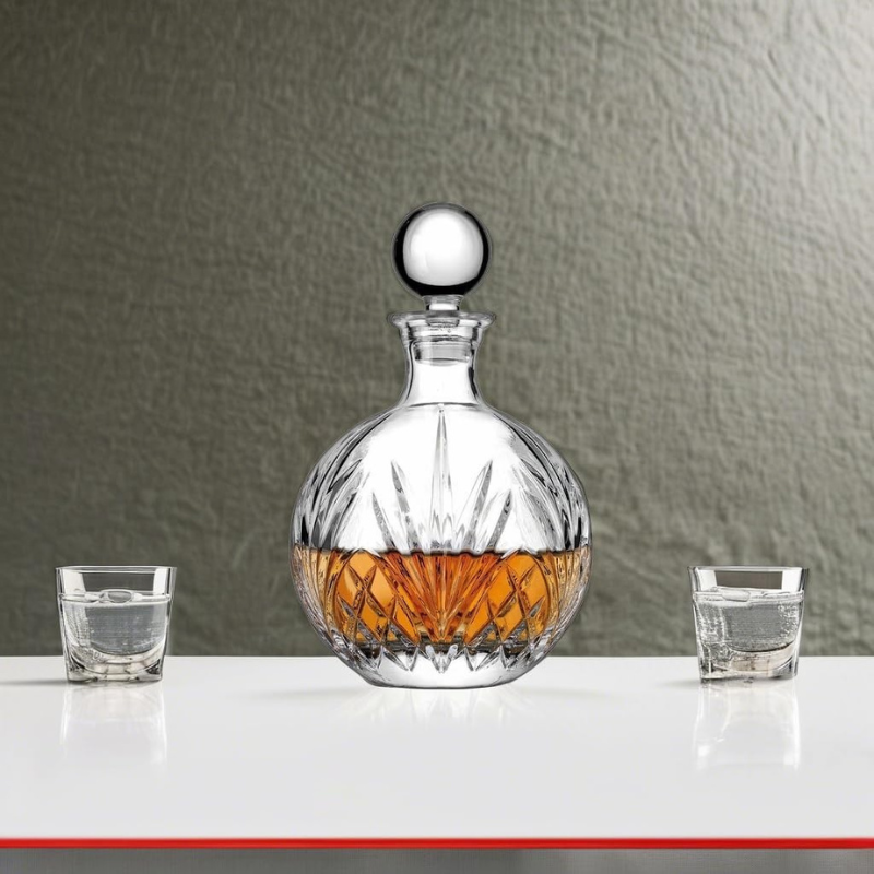 Round Shape Whiskey Decanter