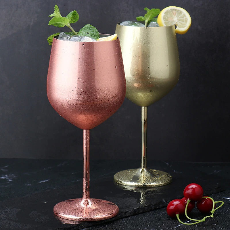 Stainless Steel Shatterproof Wine Glasses