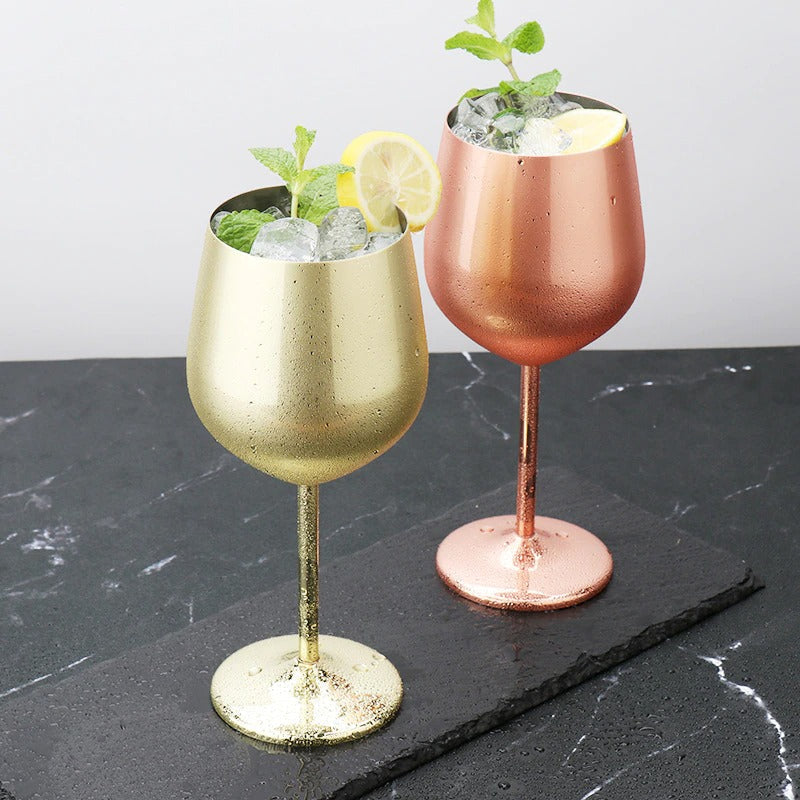 Stainless Steel Shatterproof Wine Glasses