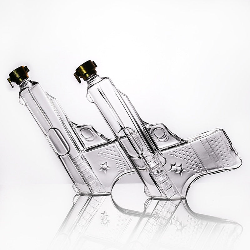 Gun Shaped Classic Whiskey Decanter
