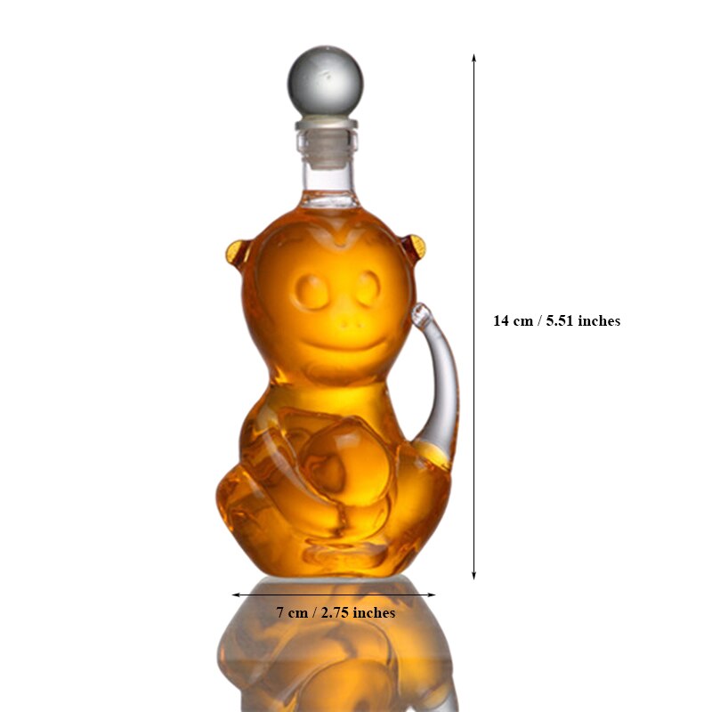 Monkey Shaped Barware Whiskey Decanter