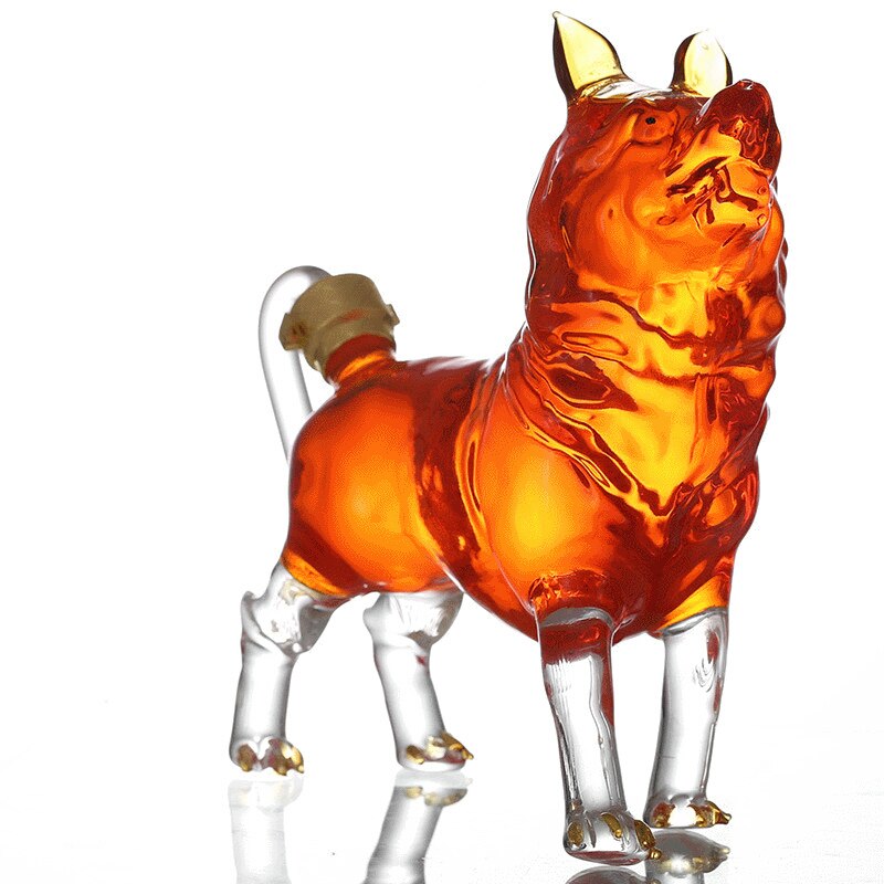 Classic Dog Shaped Liquor Decanter