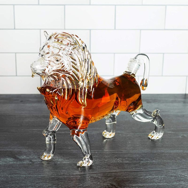 Lion Shaped Liquor Decanter