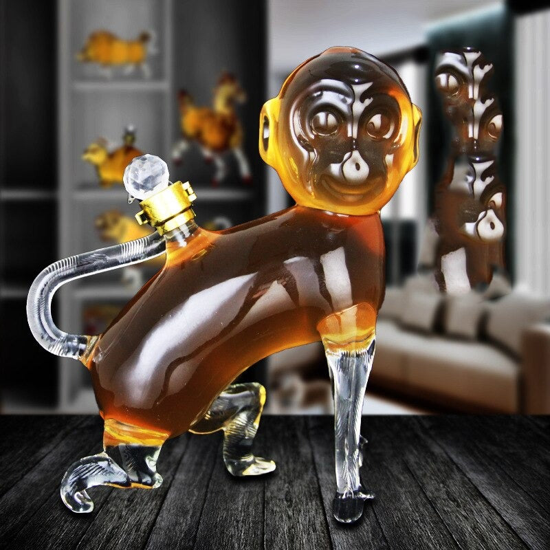 Monkey Shaped Decanter For Liquor