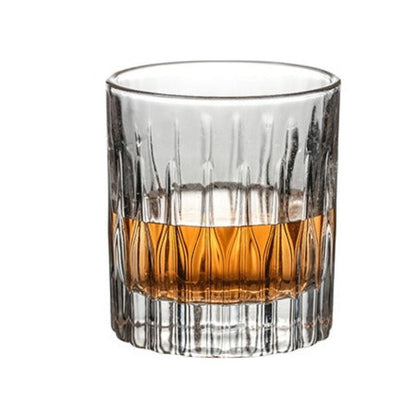 Premium Perfect Whiskey Glasses - Round Shape, Transparent Glass | Ideal for Enjoying the Finest Spirits