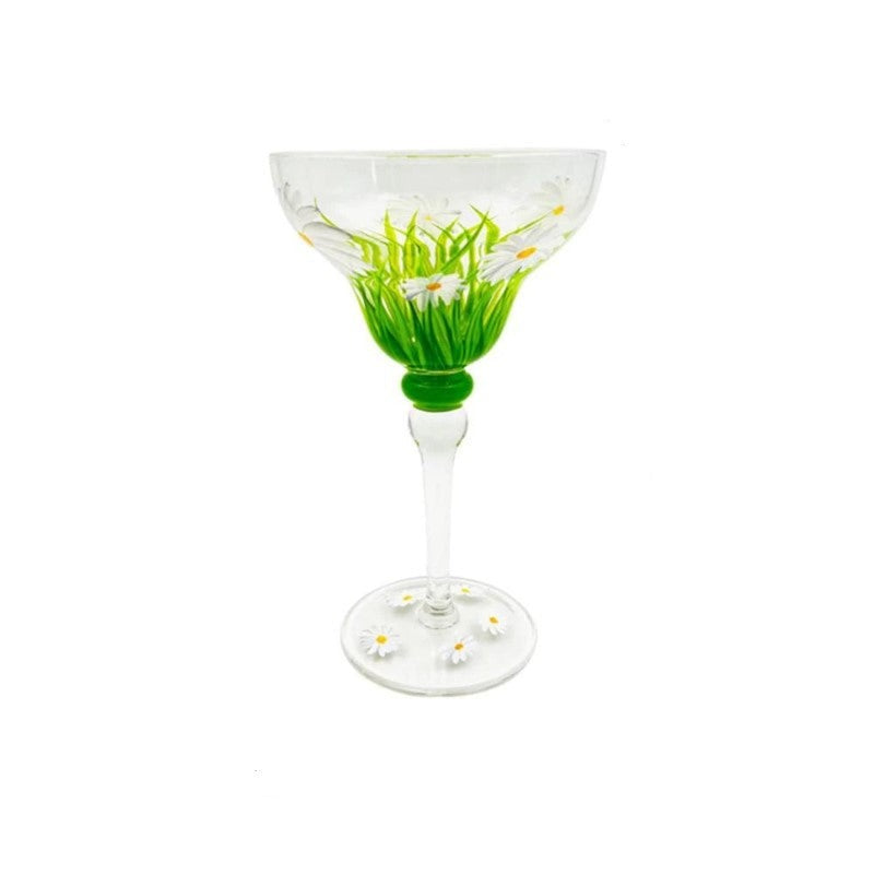 Hand-Painted Multicolor Wine Glasses