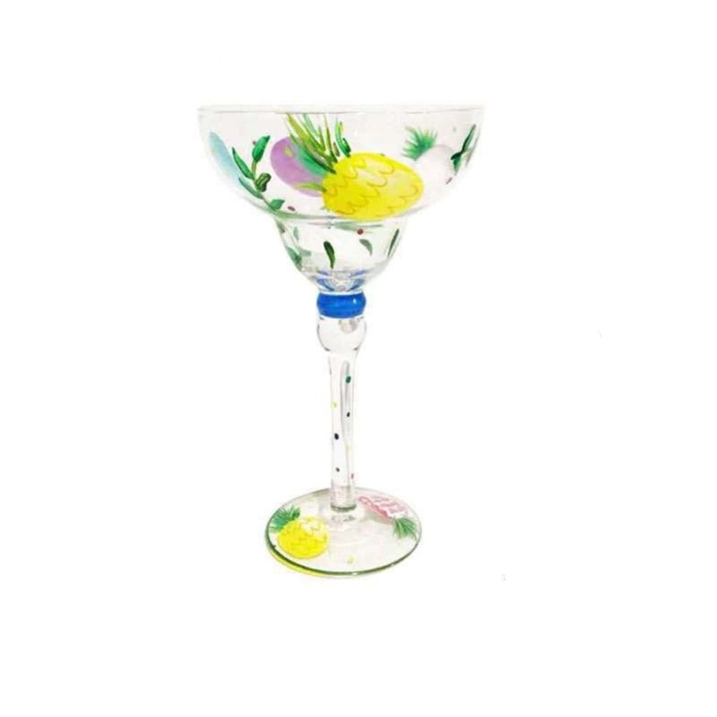 Hand-Painted Multicolor Wine Glasses