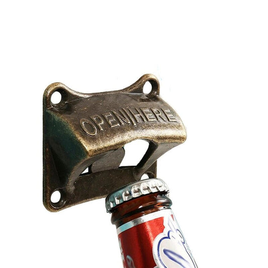 Vintage Style Wall Mounted Bottle Opener
