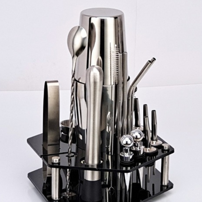 Bartender Kit And Mixology And Craft Cocktail Shaker Set