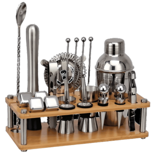 21-Piece Boston Mixology And Craft Cocktail Shaker Set