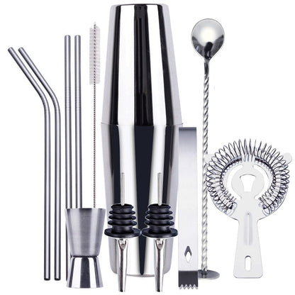 12 Pcs Mixology And Craft Cocktail Shaker Set
