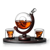 Skull-Themed Decanter Set