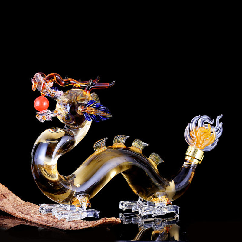 Eco-Friendly Dragon Shaped Home Bar Decanters