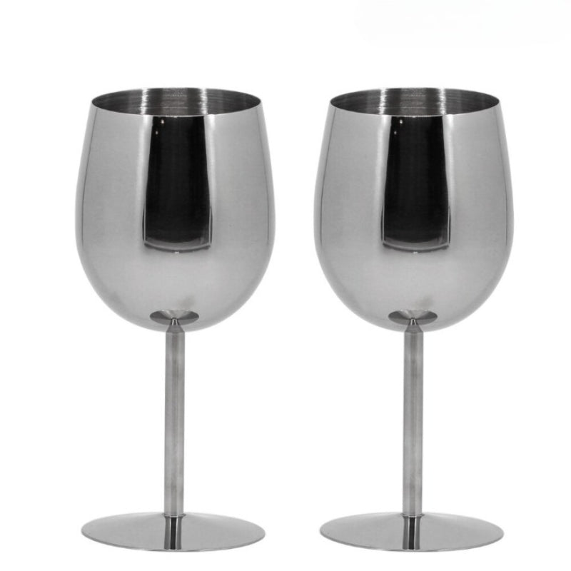 Stainless Steel Wine Glasses