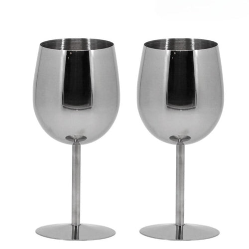Stainless Steel Wine Glasses