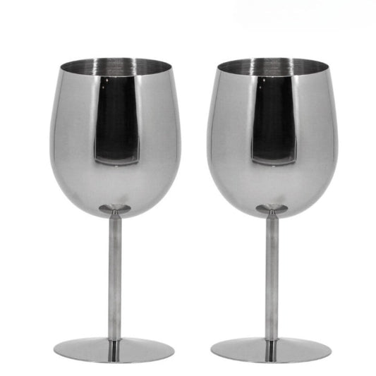 Stainless Steel Wine Glasses