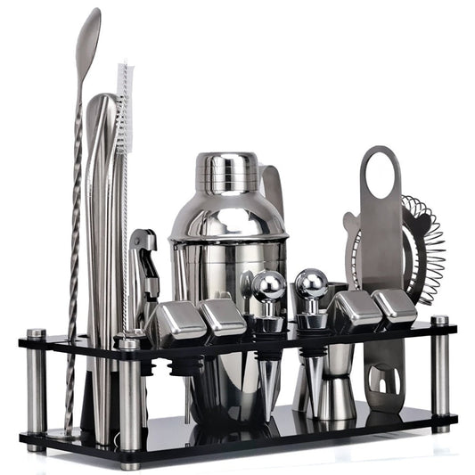 16 Pcs Mixology And Craft Cocktail Shaker Set
