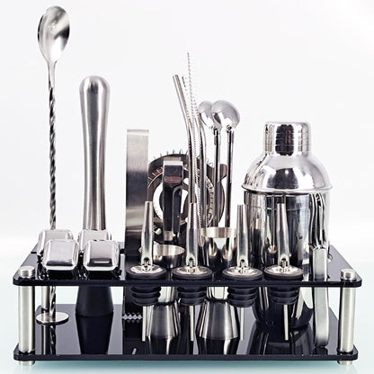 23 Pcs Home Bar Mixology And Craft Cocktail Shaker Set