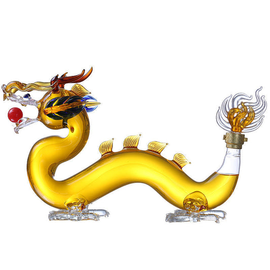 Eco-Friendly Dragon Shaped Home Bar Decanters