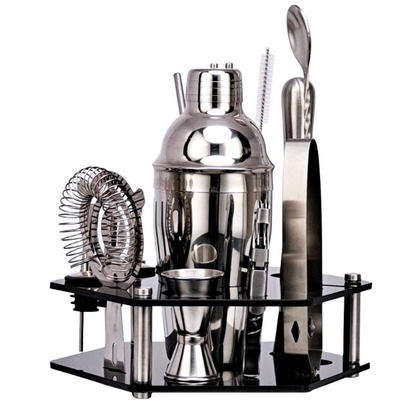 Bartender Kit And Mixology And Craft Cocktail Shaker Set