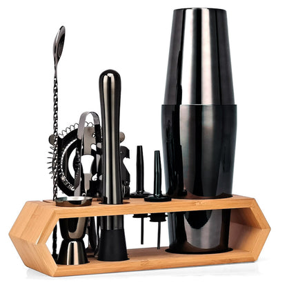 10 Piece Boston Mixology And Craft Cocktail Shaker Set