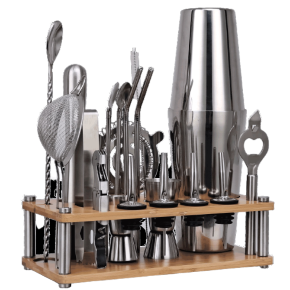 Stainless Steel Mixology And Craft Cocktail Set