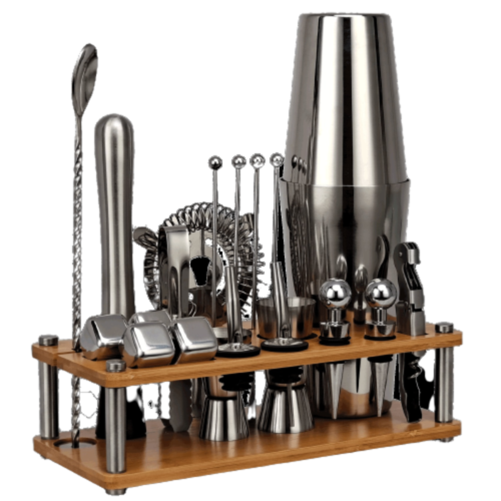 21-Piece Boston Mixology And Craft Cocktail Shaker Set