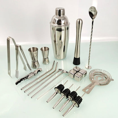 22 Pcs Mixology And Craft Cocktail Shaker Set