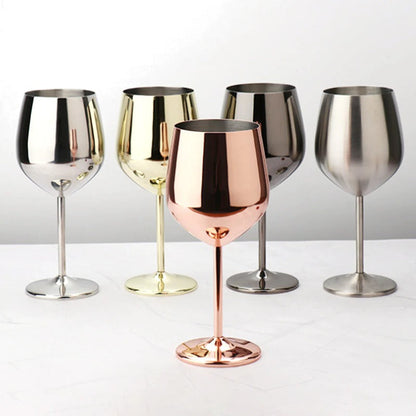 Stainless Steel Shatterproof Wine Glasses