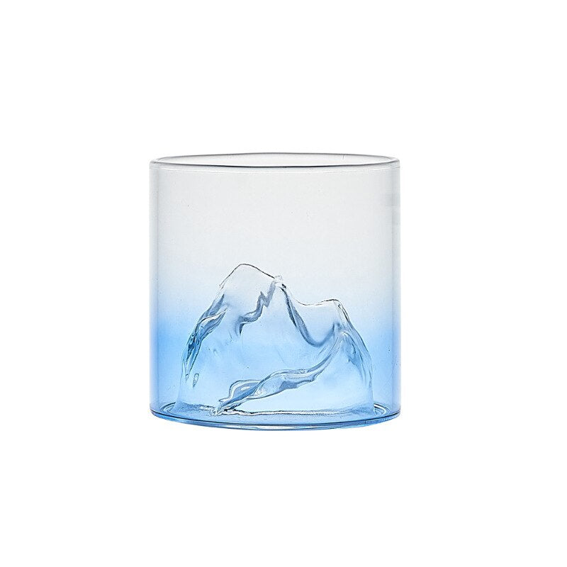 Whisky Mountain Shaped Glass Cup