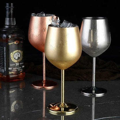 Stainless Steel Wine Glass