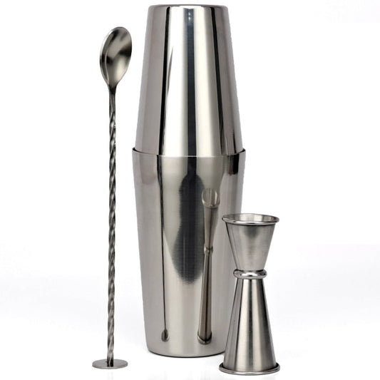 Mixology And Craft Cocktail Shaker Set For Home Mini Bar