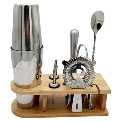 10 Pcs Mixology And Craft Cocktail Shaker Set