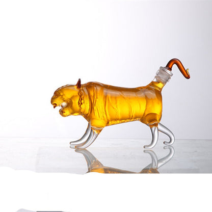 Tiger Shaped Liquor Decanter