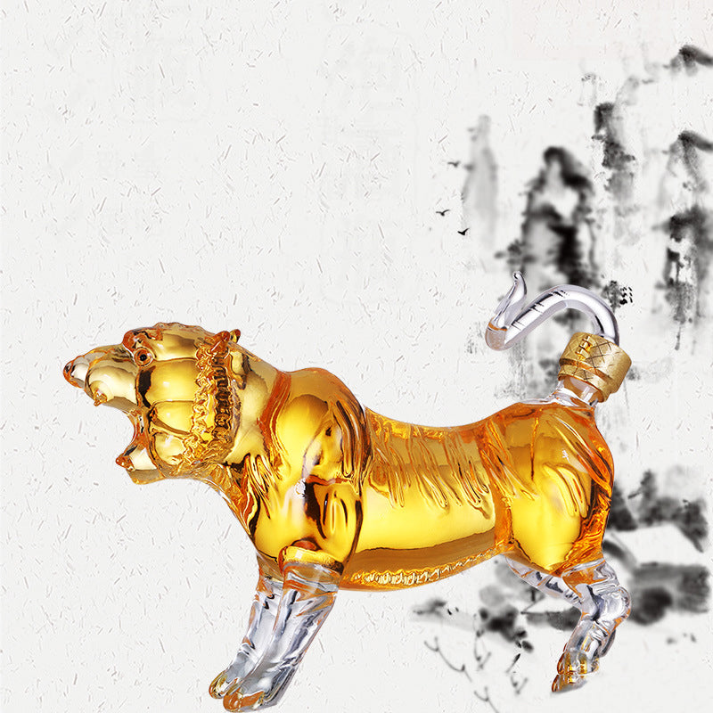 Tiger Shaped Decanter