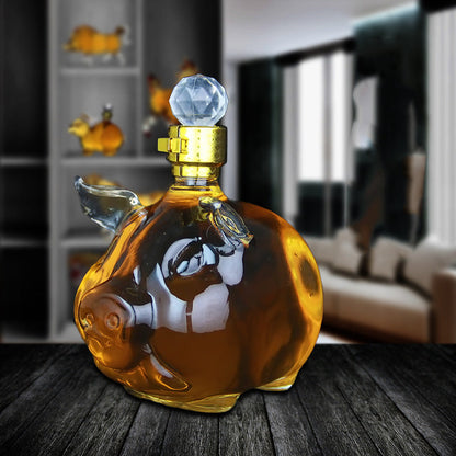 Pig Shaped Liquor Decanter