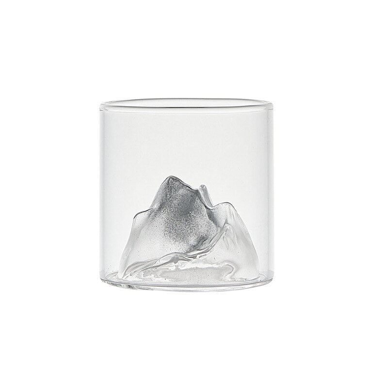 Whisky Mountain Shaped Glass Cup