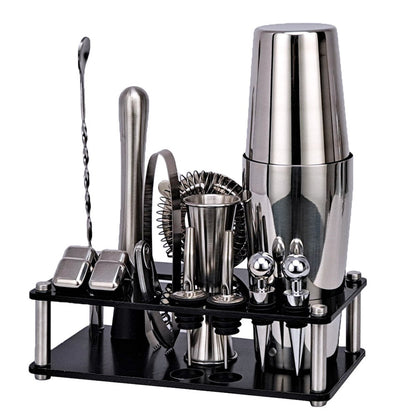 16 Pieces Boston Mixology And Craft Cocktail Shaker Set